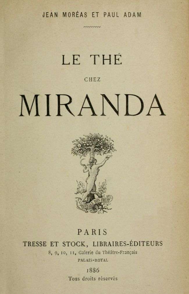 Le thé chez Miranda cover
