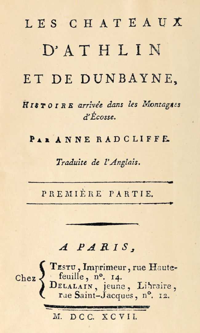 Les châteaux d'Athlin et de Dunbayne (1/2), Histoire arrivée dans les Montagnes d'Écosse. cover