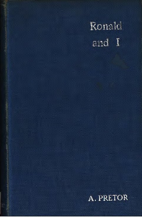 Ronald and I; or, Studies from Life cover
