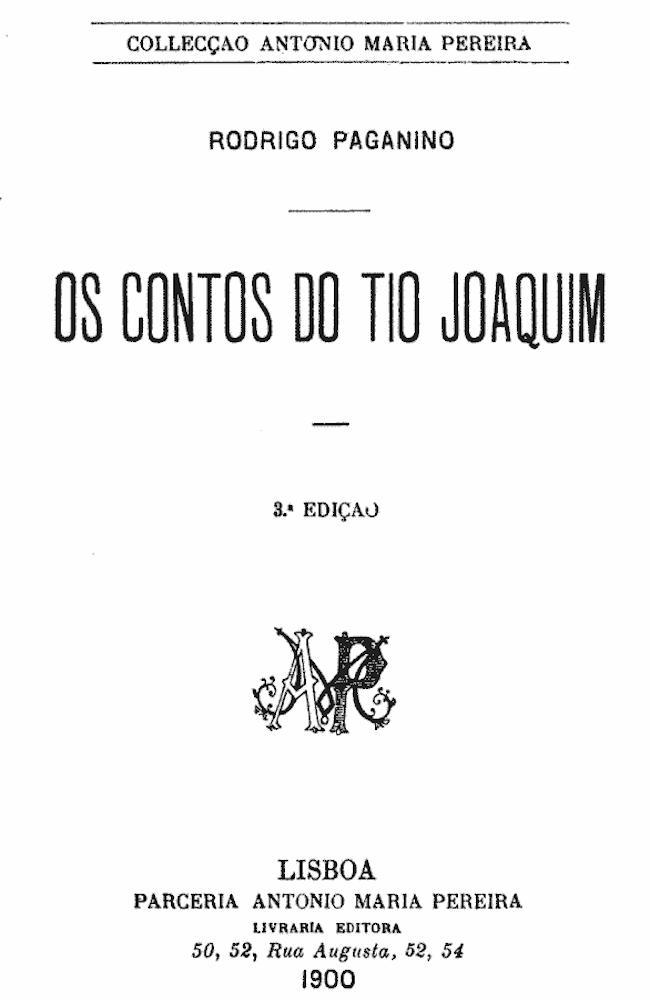 Os contos do tio Joaquim cover