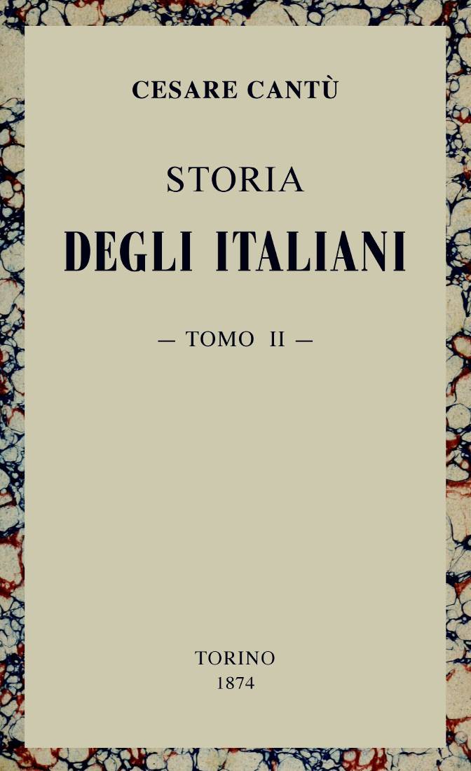 Storia degli Italiani, vol. 02 (di 15) cover