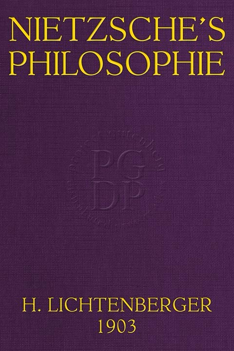 Nietzsche's Philosophie cover
