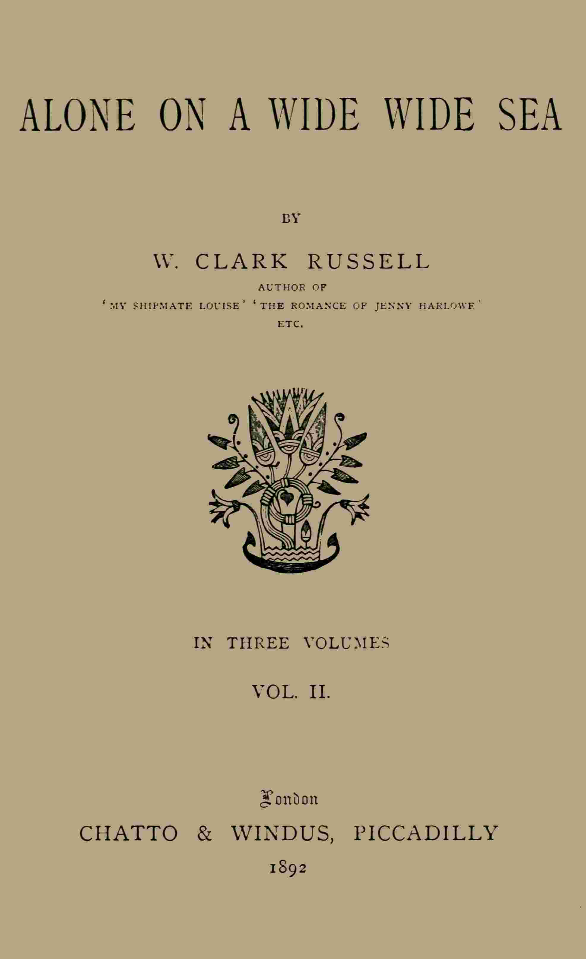 Alone on a Wide Wide Sea, Vol. 2 (of 3) cover