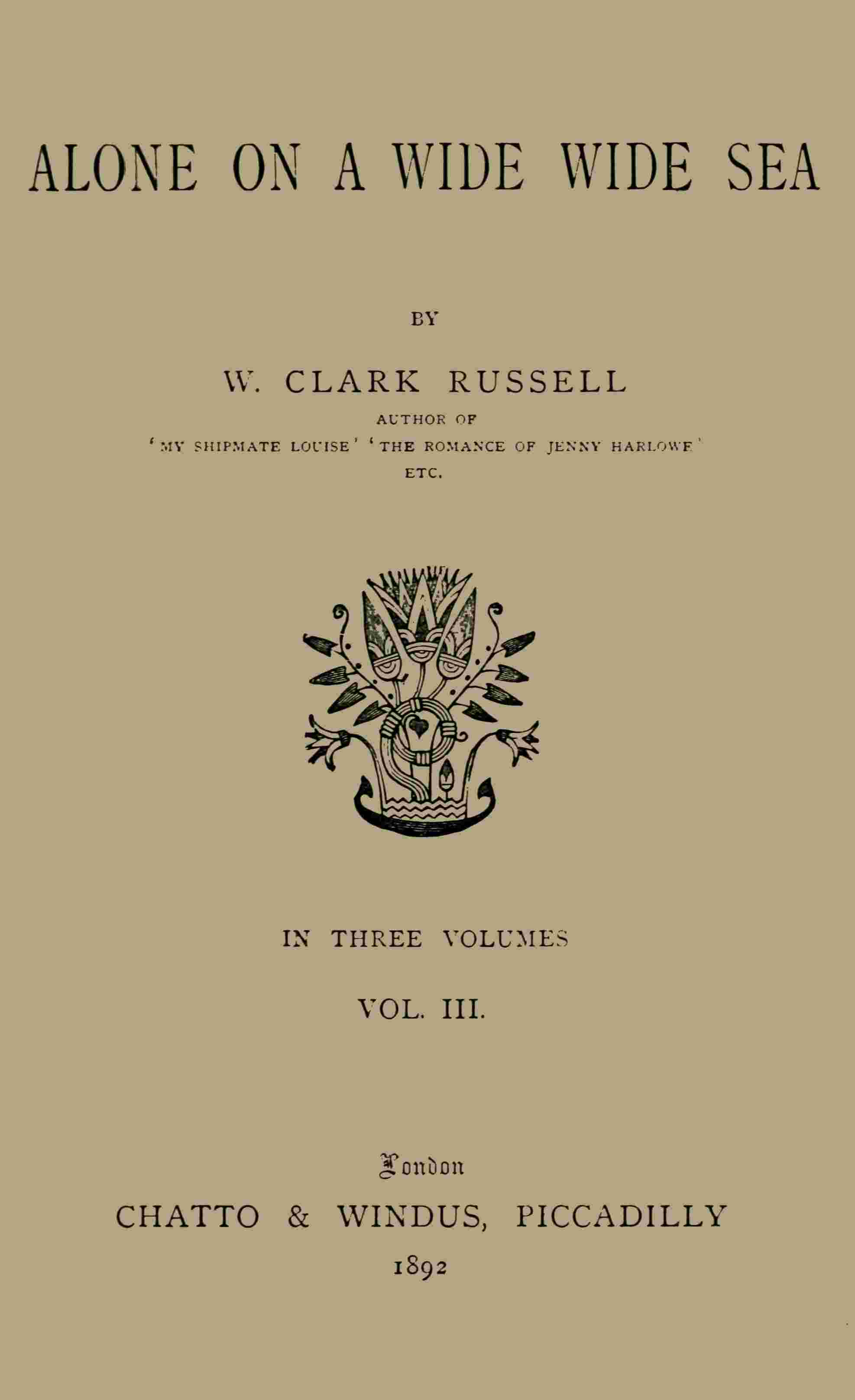Alone on a Wide Wide Sea, Vol. 3 (of 3) cover