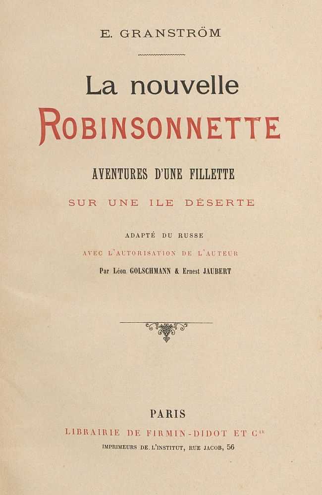 La nouvelle Robinsonnette: Aventures d'une fillette sur une île déserte cover