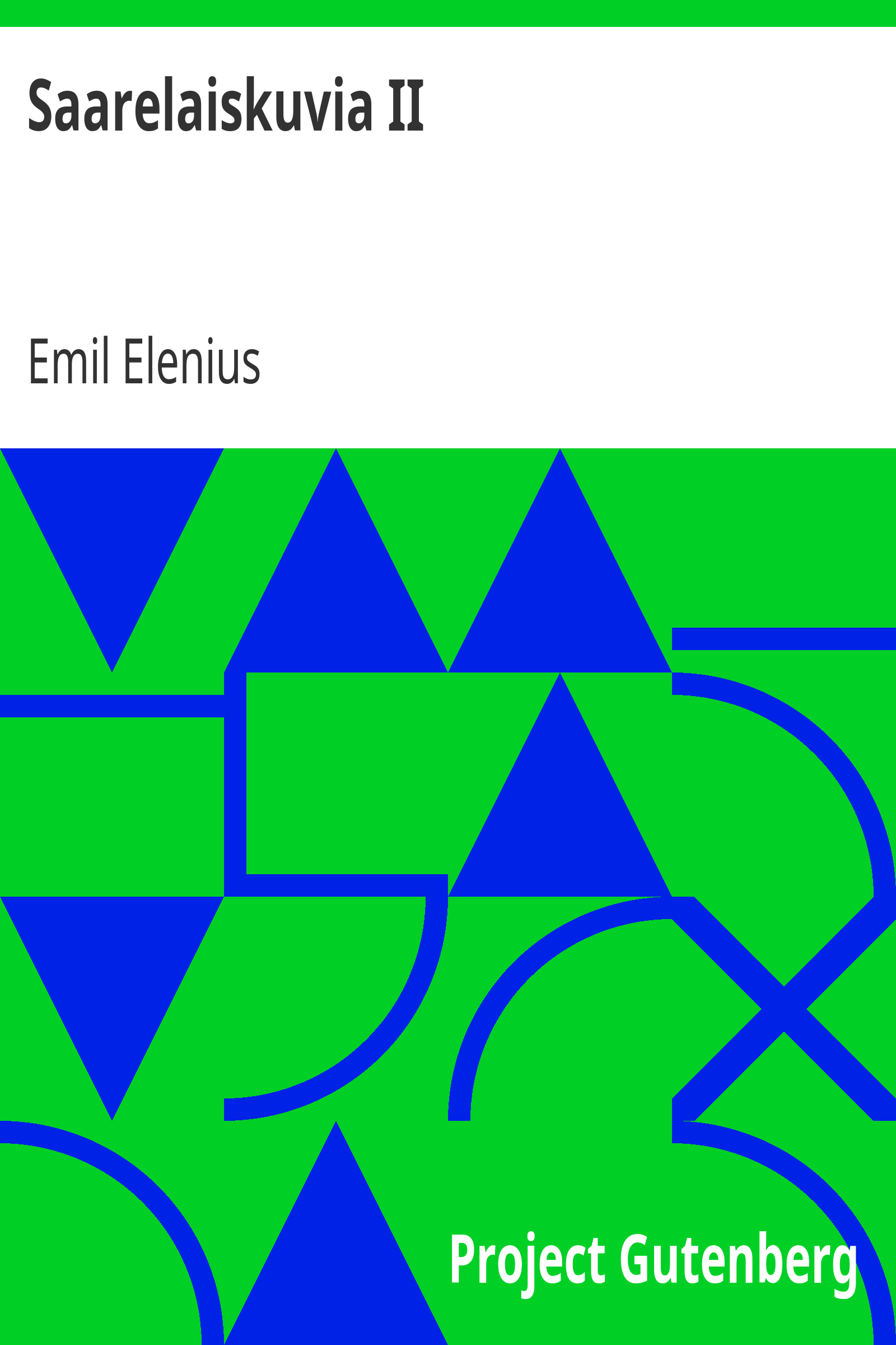 Saarelaiskuvia II cover
