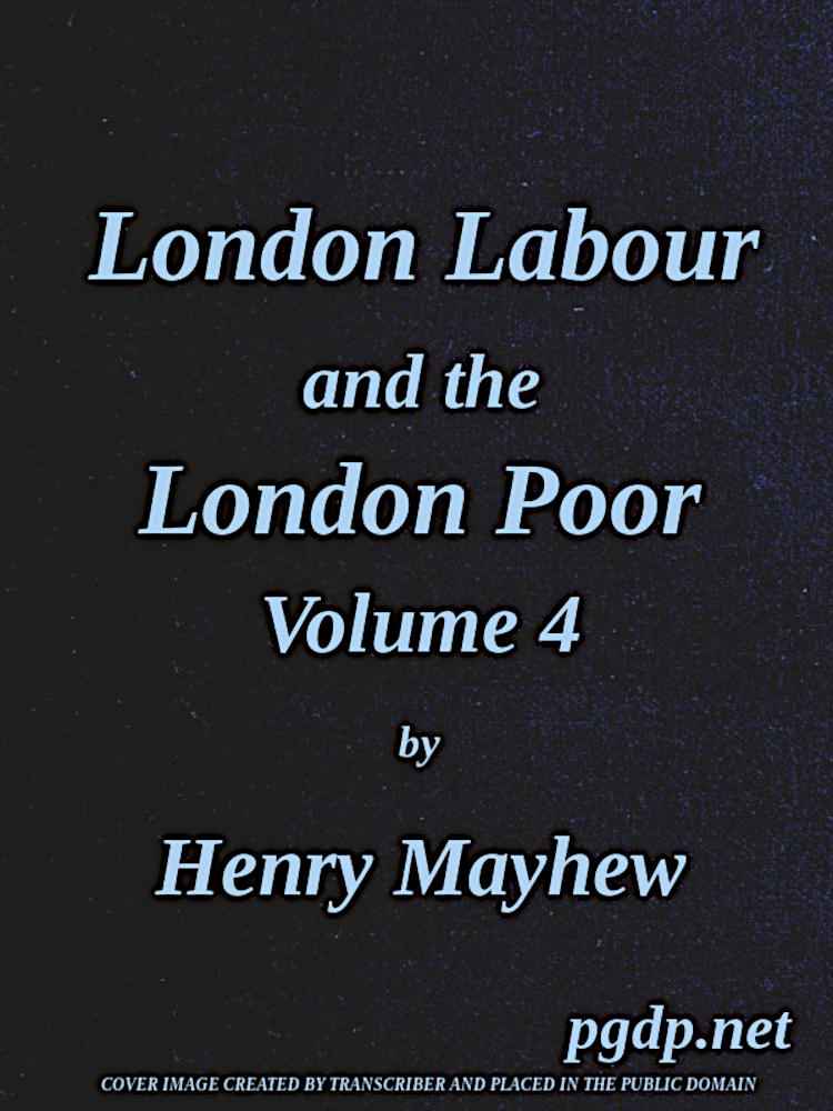 London Labour and the London Poor, Vol. 4 cover