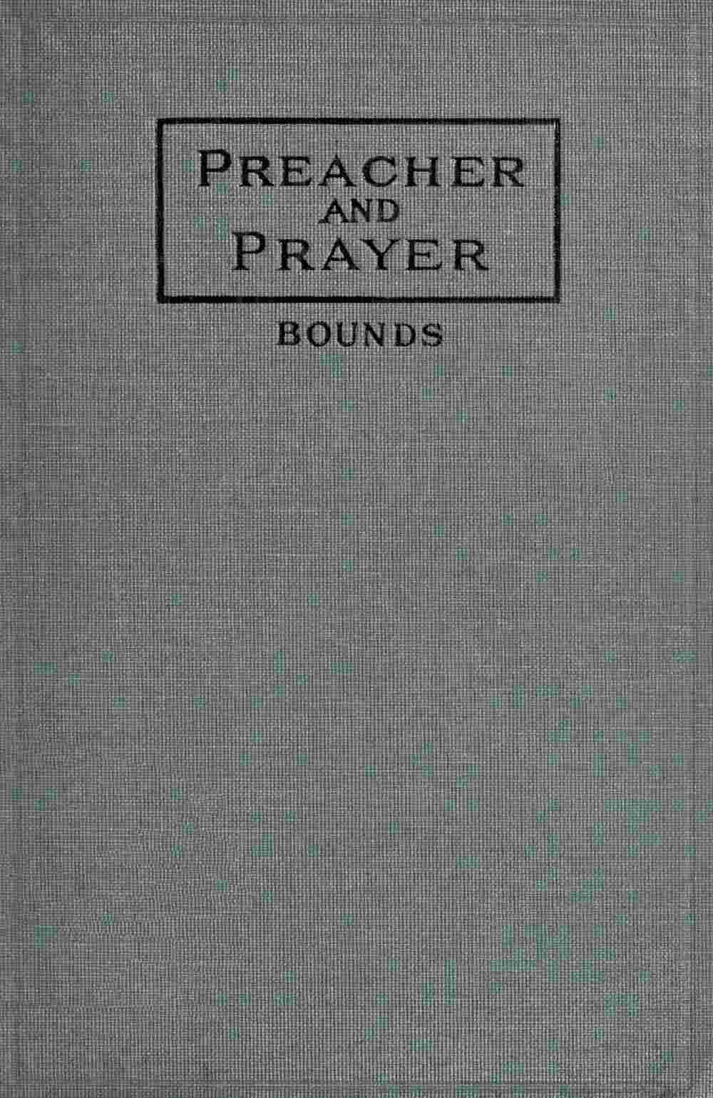 Preacher and Prayer cover