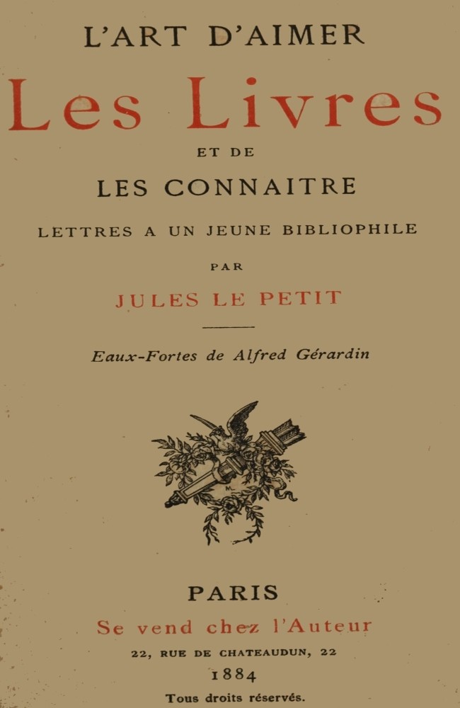 L'art d'aimer les livres et de les connaître: lettres à un jeune bibliophile cover