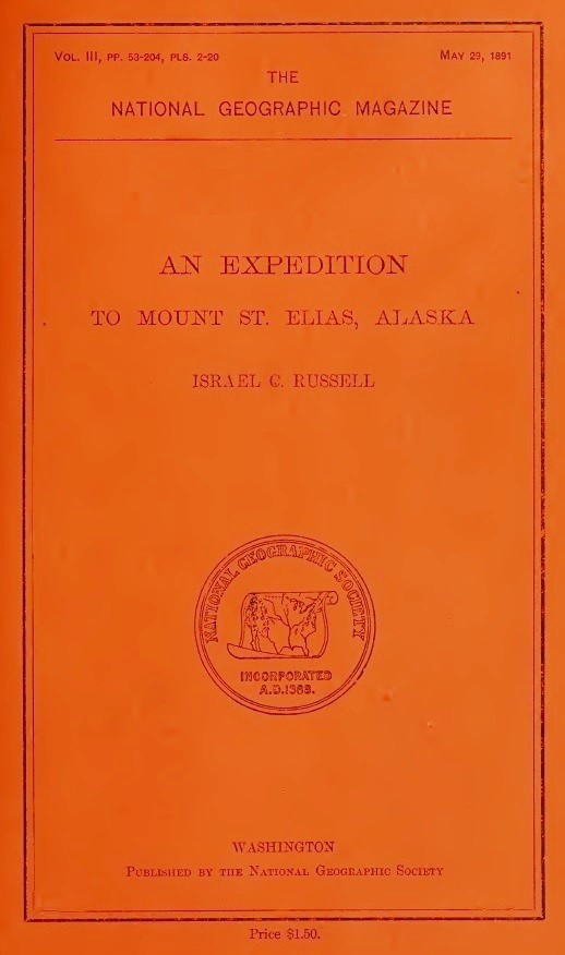 An Expedition to Mount St. Elias, Alaska cover