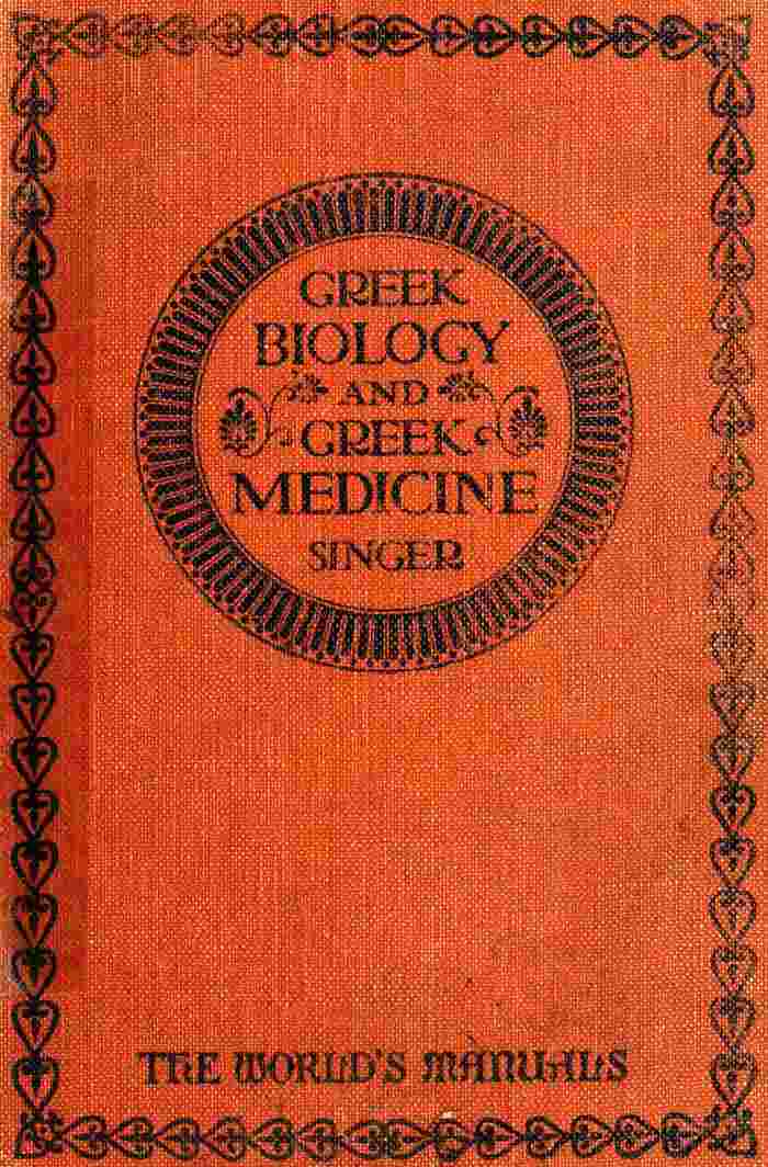 Greek Biology & Greek Medicine cover
