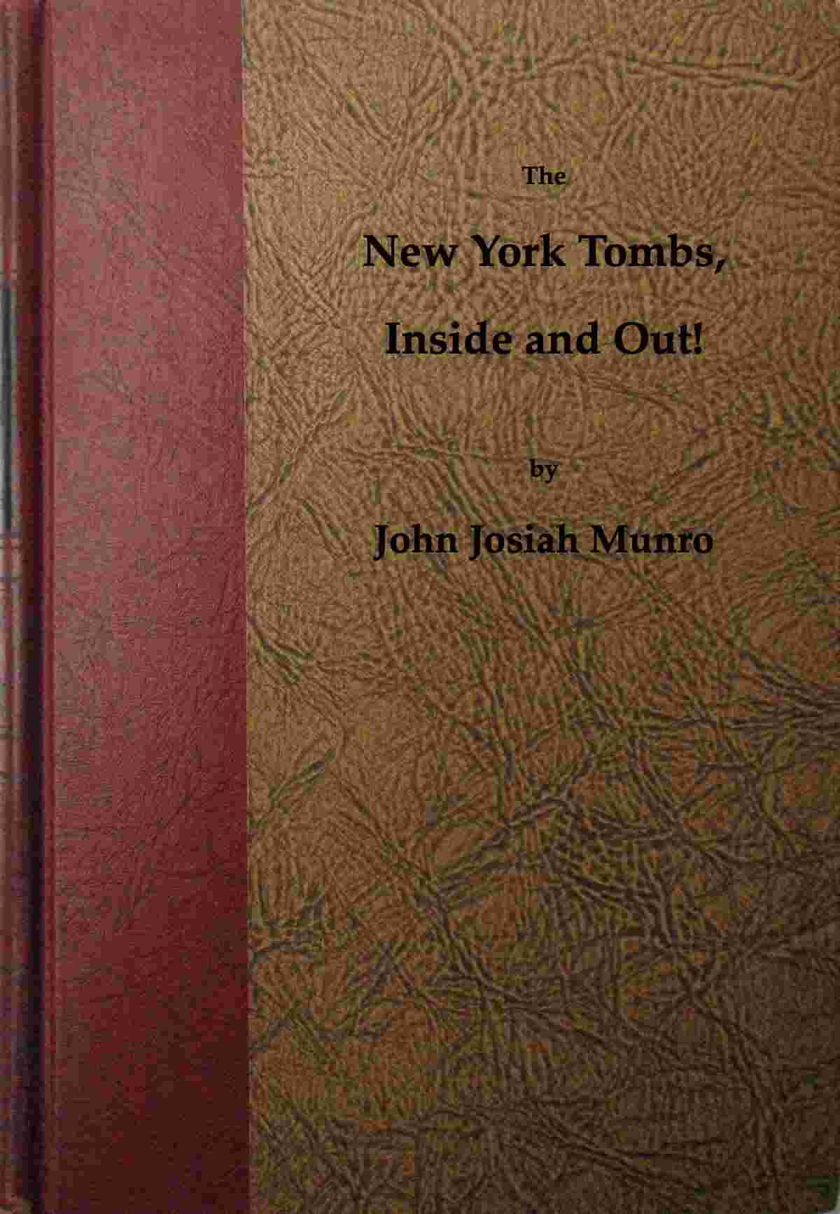 The New York Tombs Inside and Out! / Scenes and Reminiscences Coming Down to the Present. A Story Stranger Than Fiction, with an Historic Account of America's Most Famous Prison. cover
