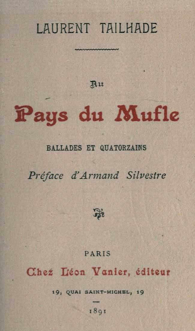 Au Pays du Mufle: Ballades et Quatorzains cover