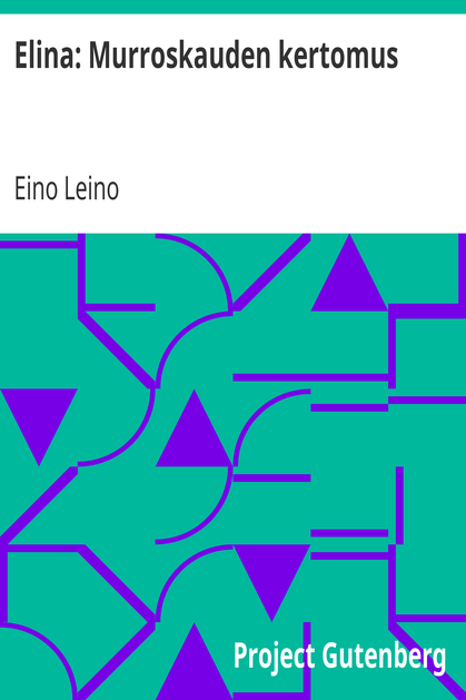 Elina: Murroskauden kertomus cover