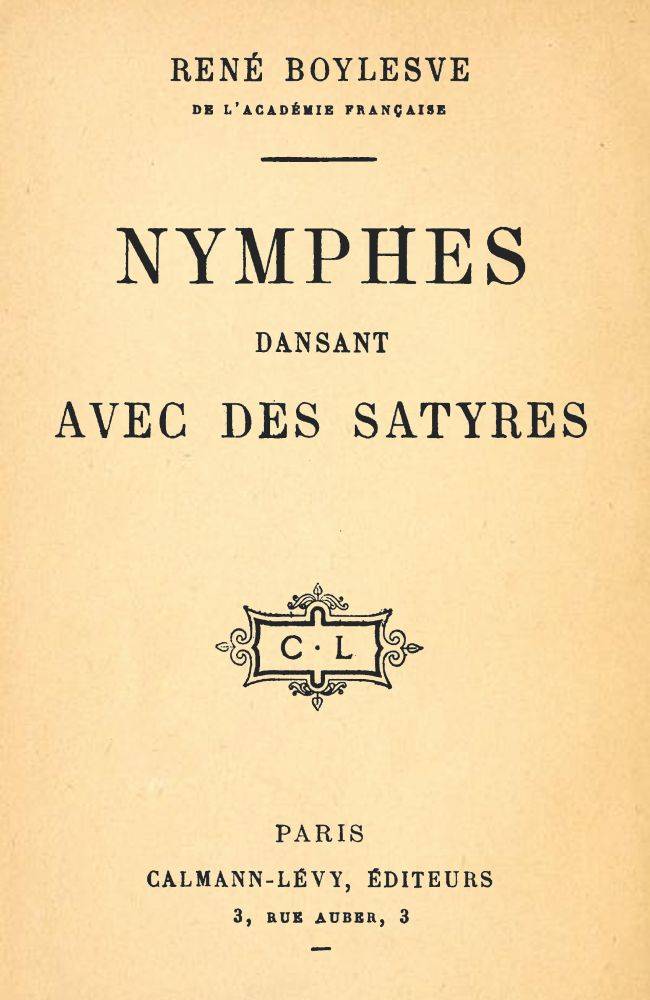Nymphes dansant avec des satyres cover