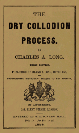 The Dry Collodion Process cover