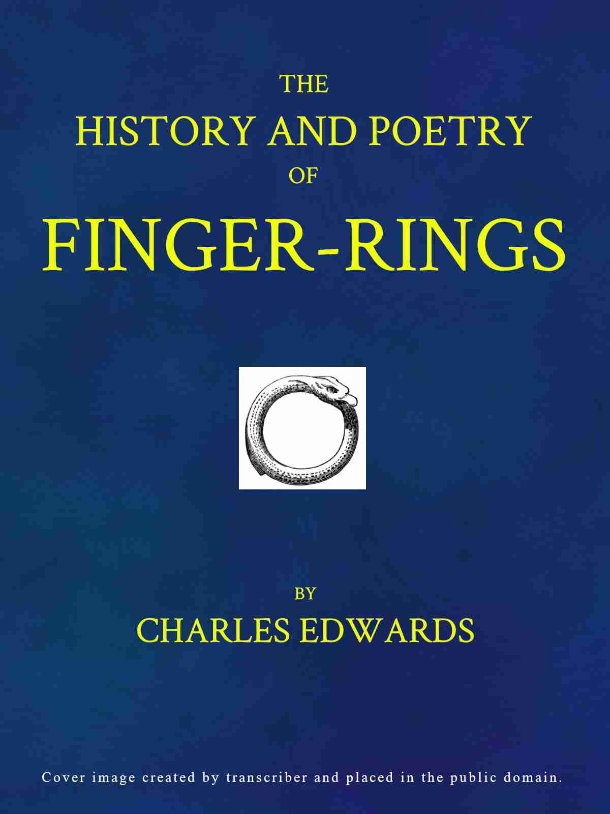 The history and poetry of finger-rings cover