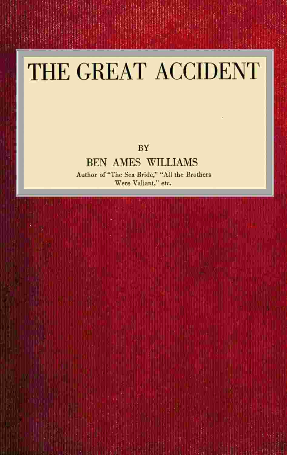 The Great Accident cover
