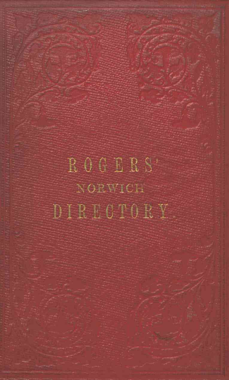Rogers' Directory of Norwich and Neighbourhood cover