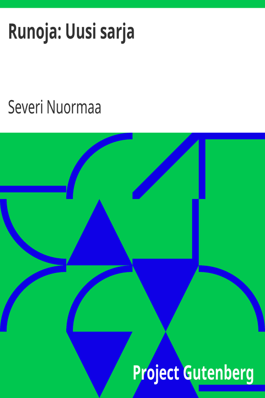 Runoja: Uusi sarja cover
