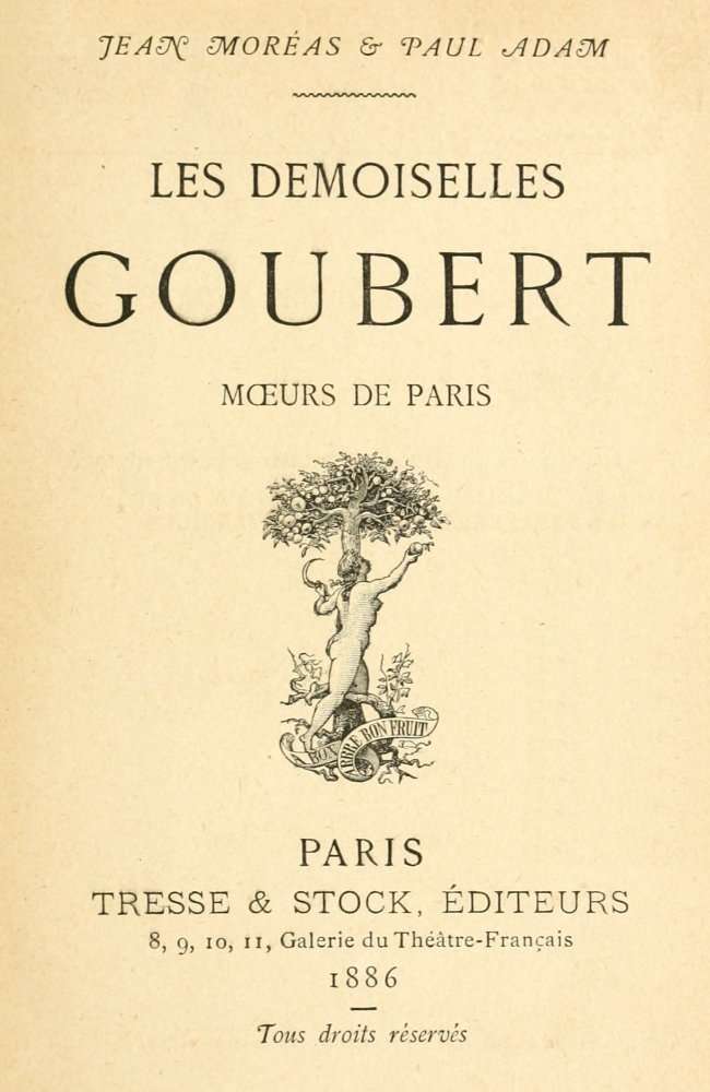 Les demoiselles Goubert: mœurs de Paris cover