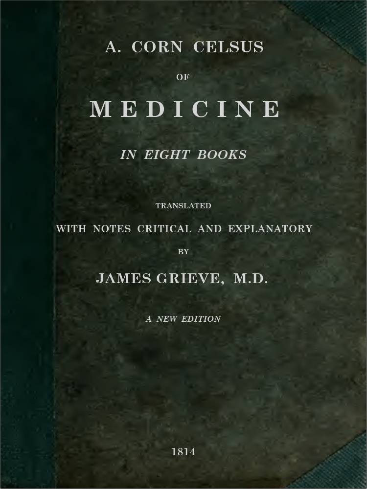 Of Medicine, in Eight Books cover