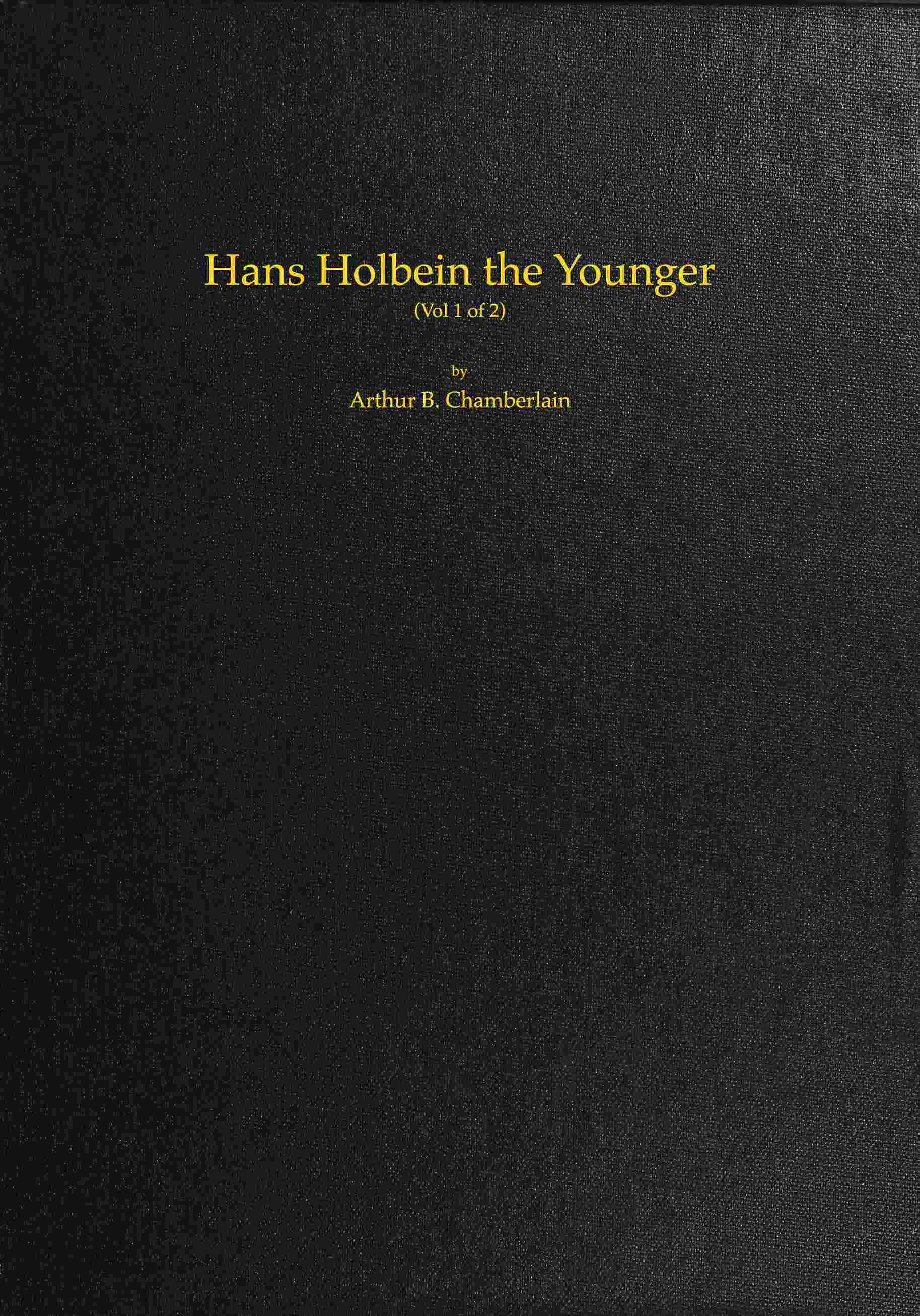 Hans Holbein the Younger, Volume 1 (of 2) cover