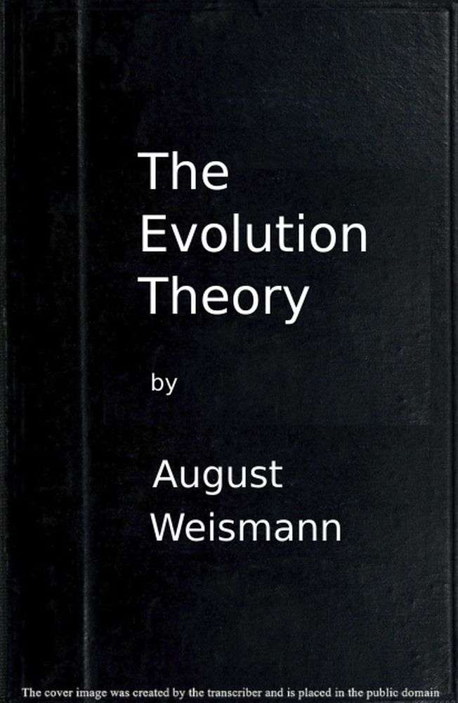 The Evolution Theory, Vol. 1 of 2 cover