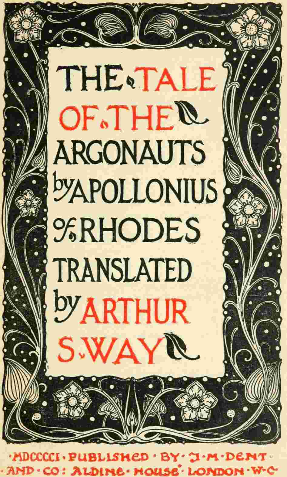 The Tale of the Argonauts cover