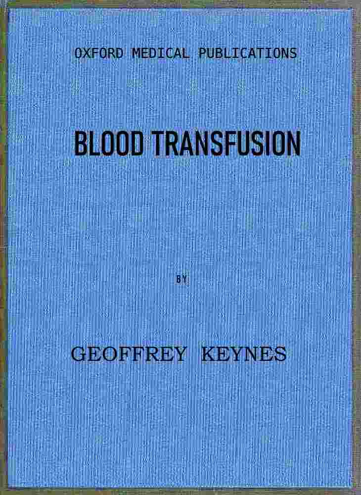 Blood Transfusion cover