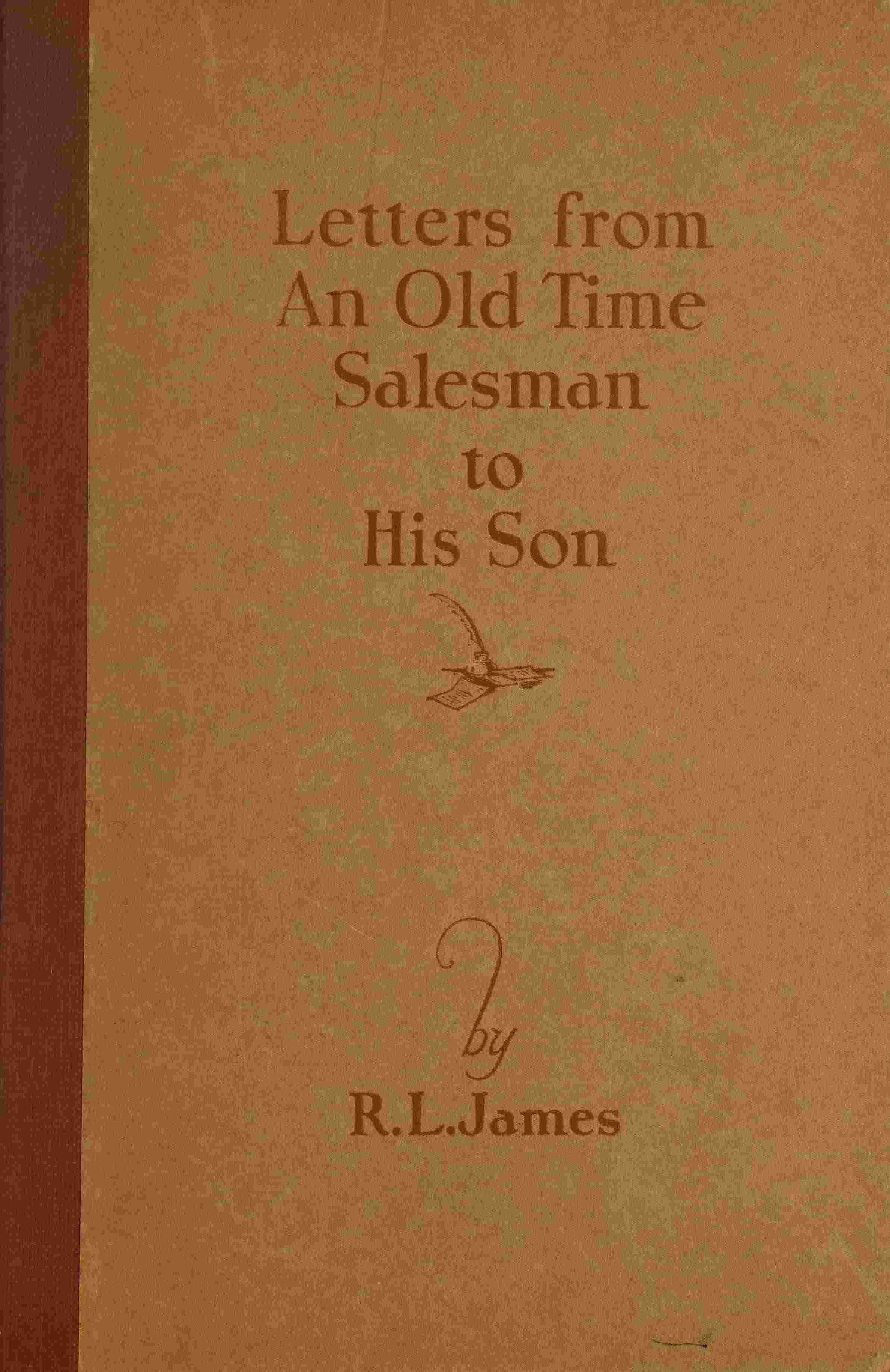 Letters From an Old Time Salesman to His Son cover