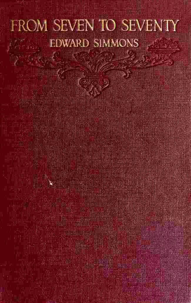 From Seven to Seventy: Memories of a Painter and a Yankee cover