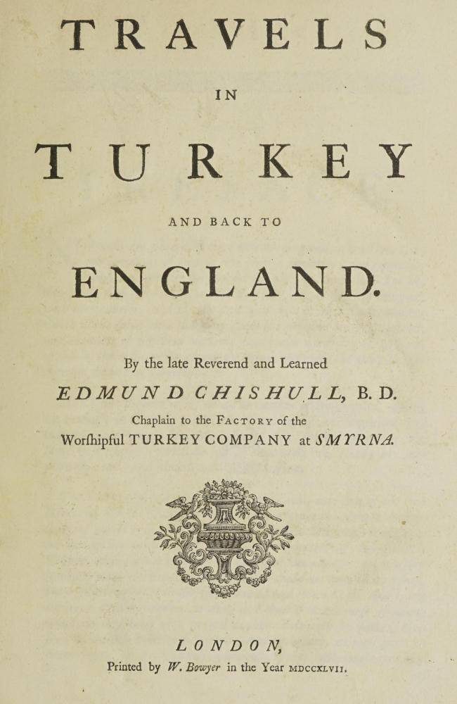 Travels in Turkey and back to England cover