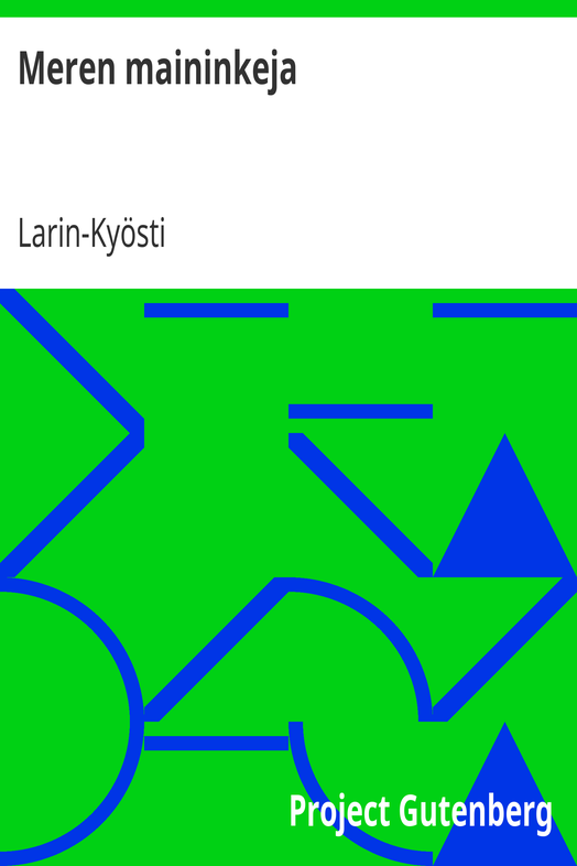 Meren maininkeja cover