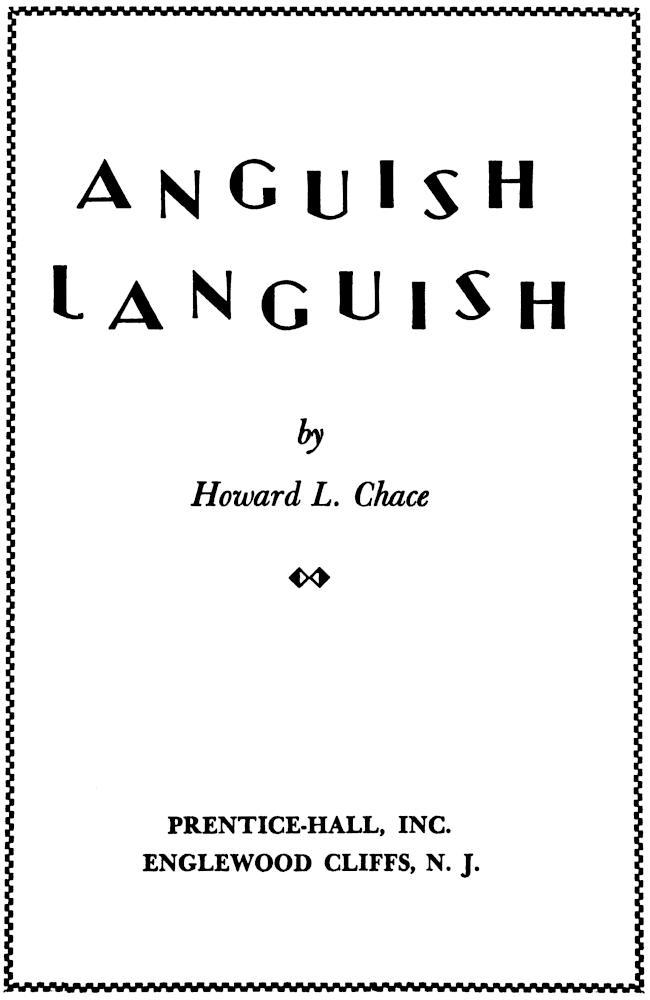 Anguish Languish cover