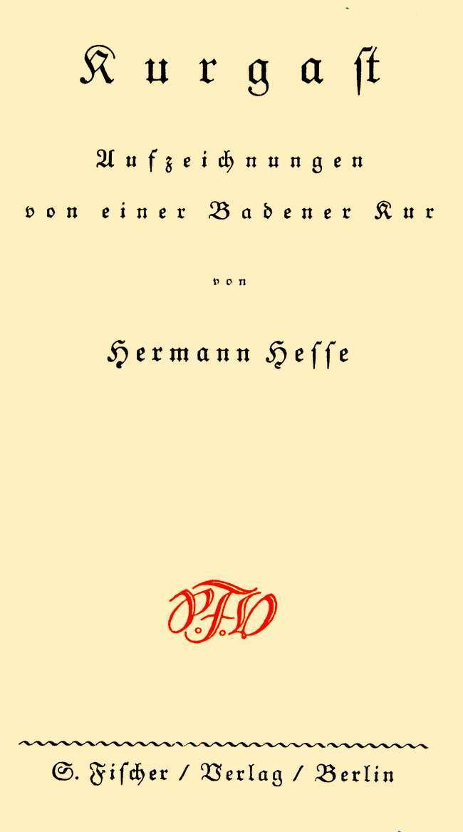 Kurgast: Aufzeichnungen von einer Badener Kur cover