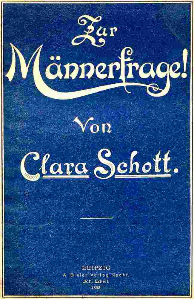 Zur Männerfrage! cover
