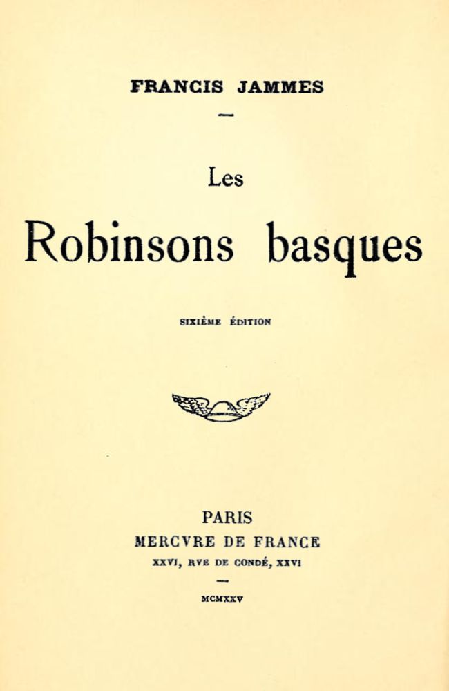 Les Robinsons basques cover