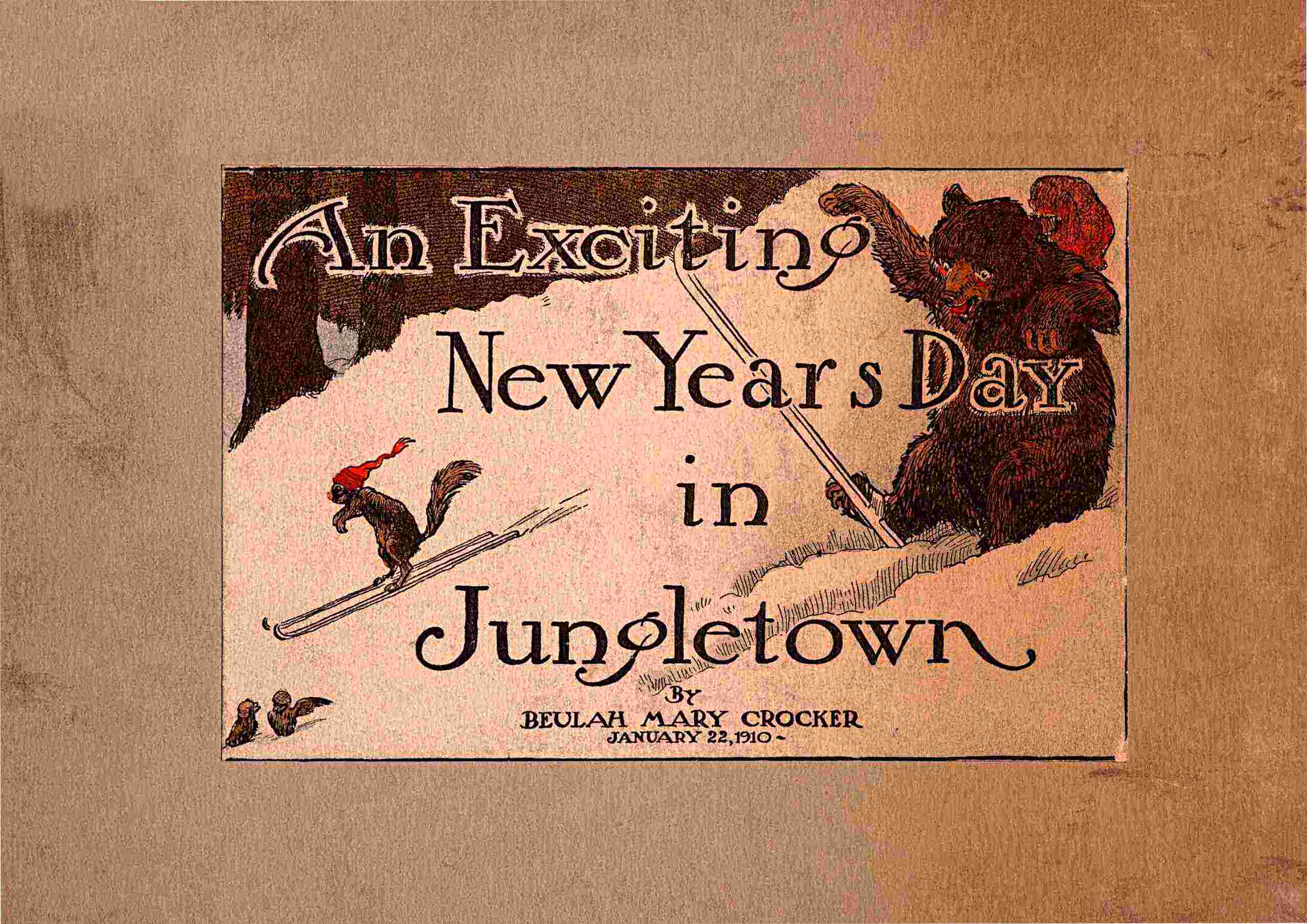 An exciting New Year's day in Jungletown cover