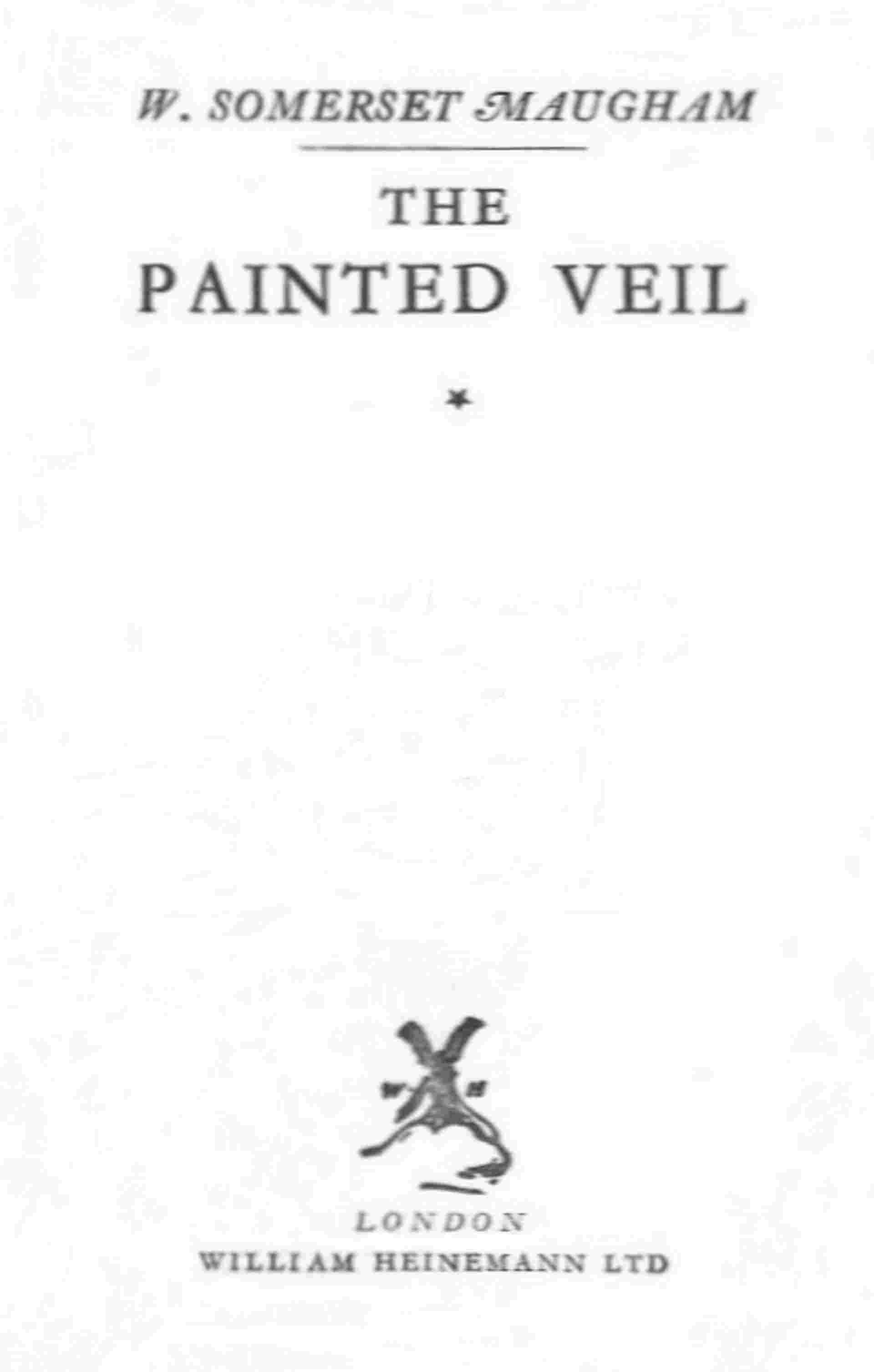 The Painted Veil cover