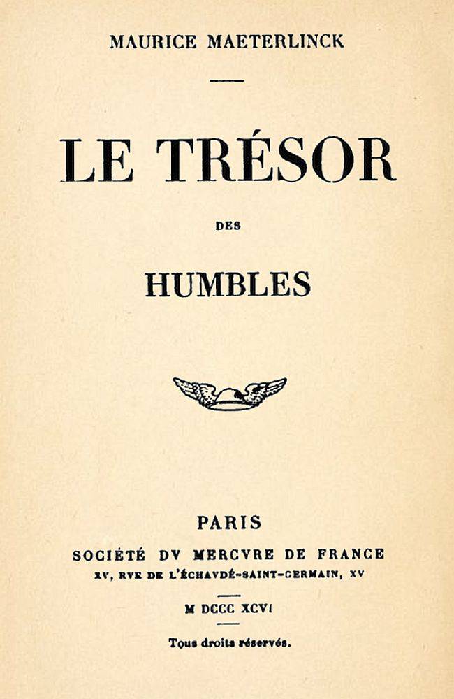 Le trésor des humbles cover