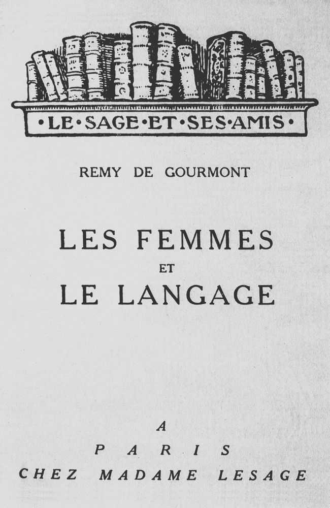 Les femmes et le langage cover