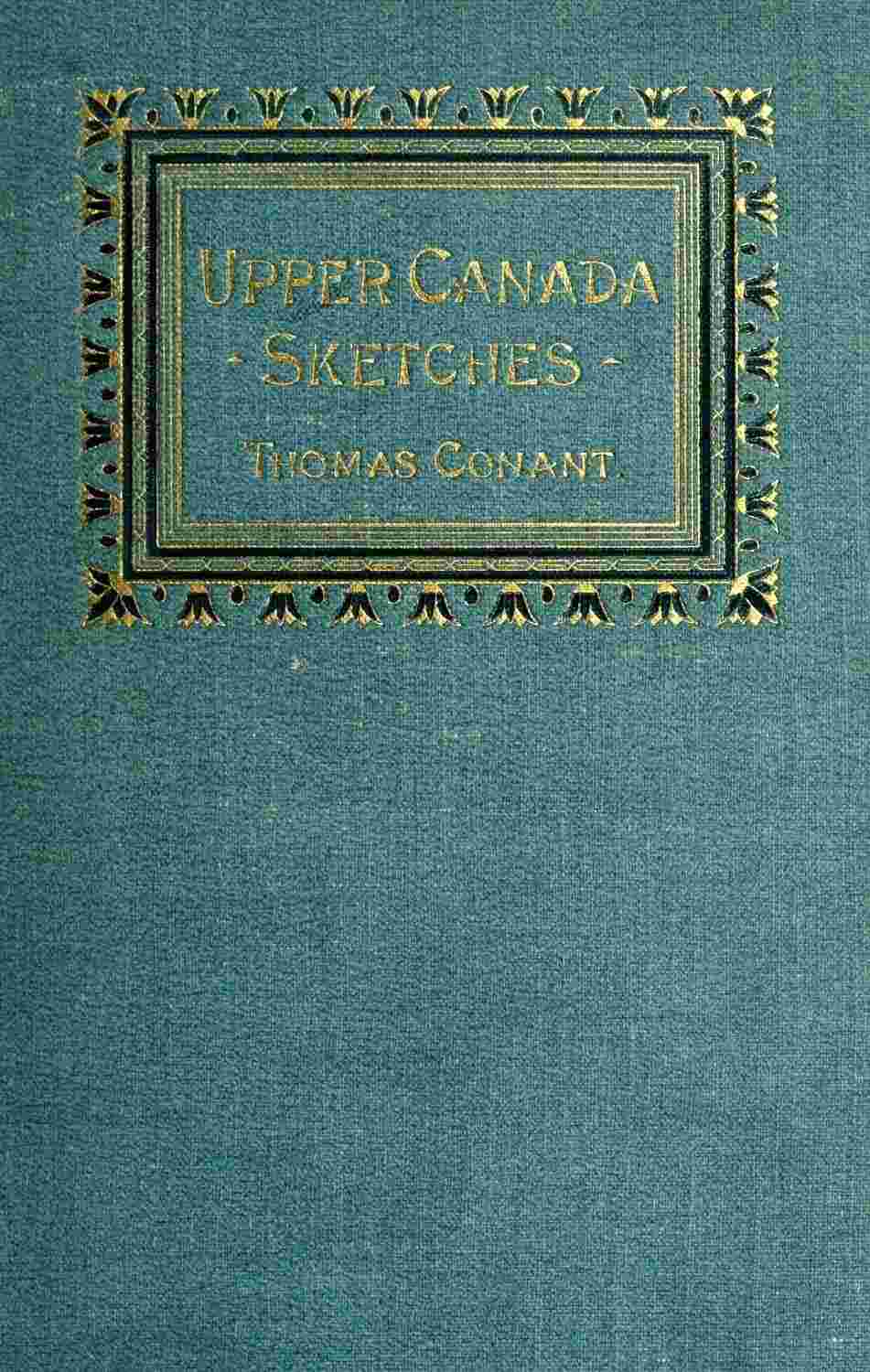 Upper Canada Sketches cover