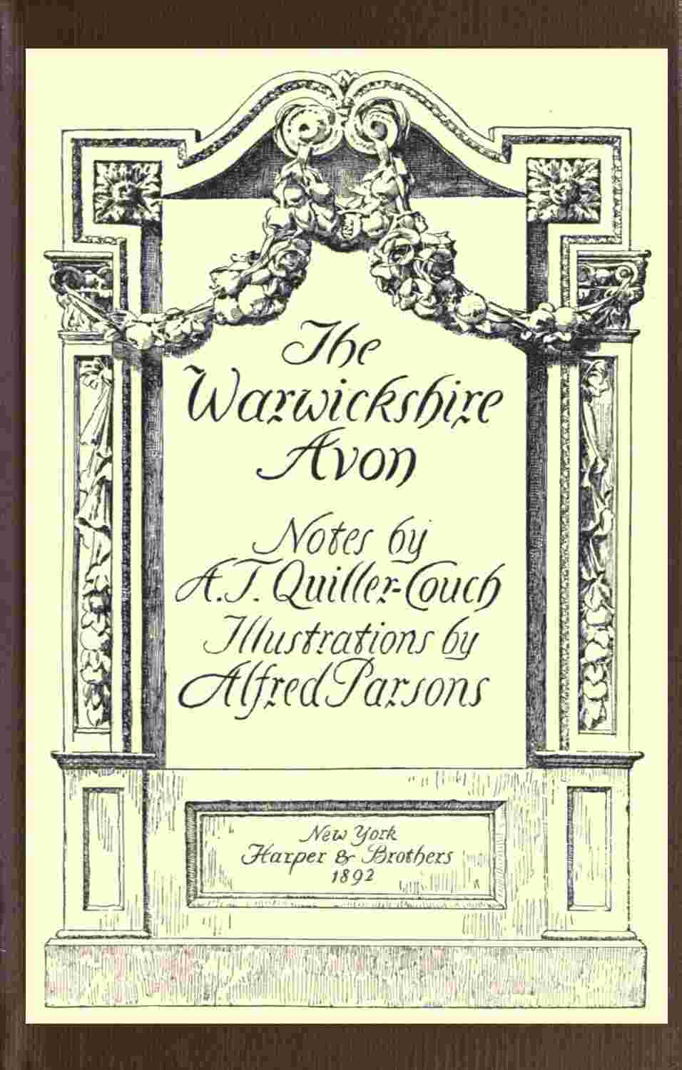 The Warwickshire Avon cover