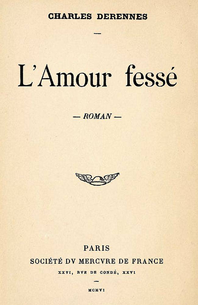 L'amour fessé cover