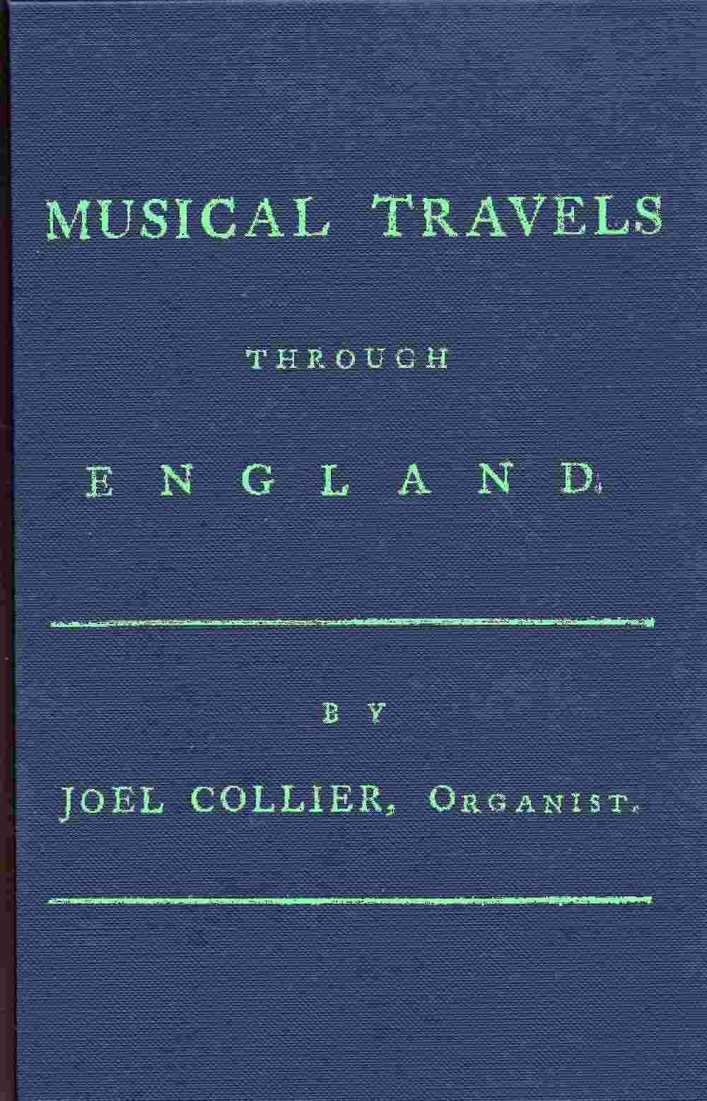 Musical Travels Through England cover