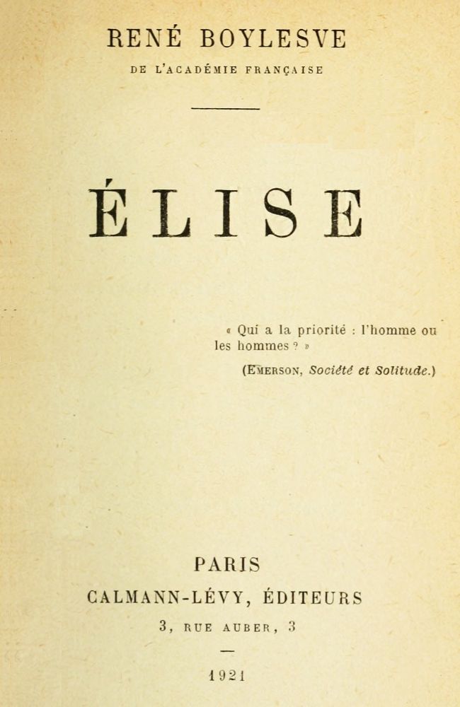 Élise cover