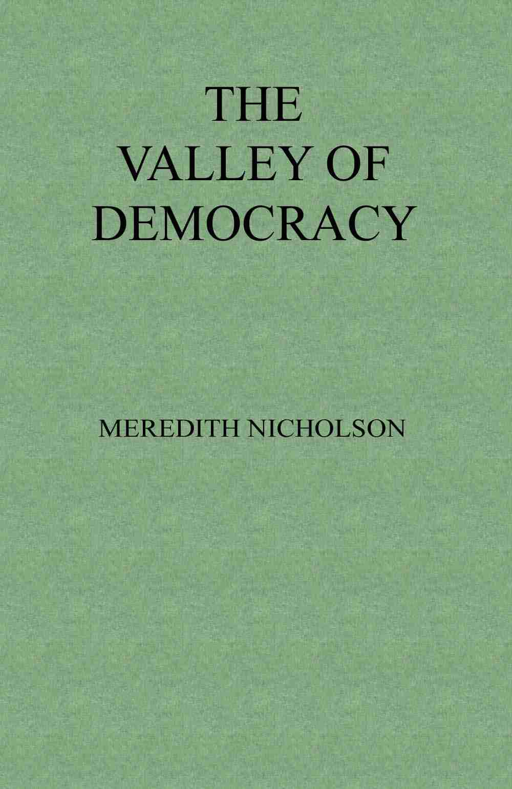 The Valley of Democracy cover