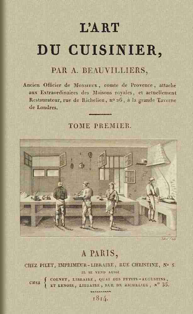 L'Art du Cuisinier, Volume 1 cover