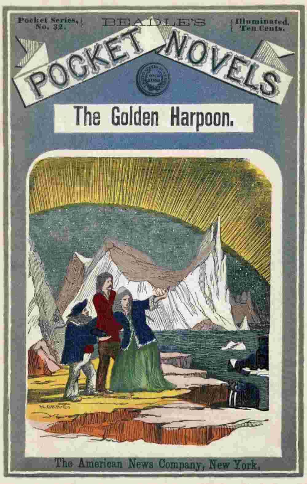The Golden Harpoon; Or, Lost Among the Floes: A Story of the Whaling Grounds cover